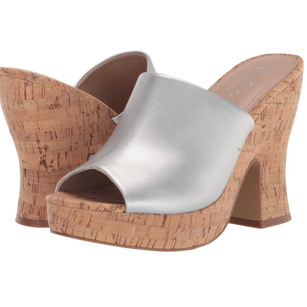 Charles By Charles David Ditzy Platform Cork Sand… - image 1